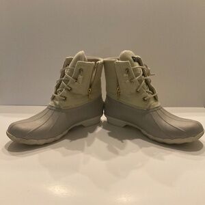 Sperry Saltwater Duck boots tan